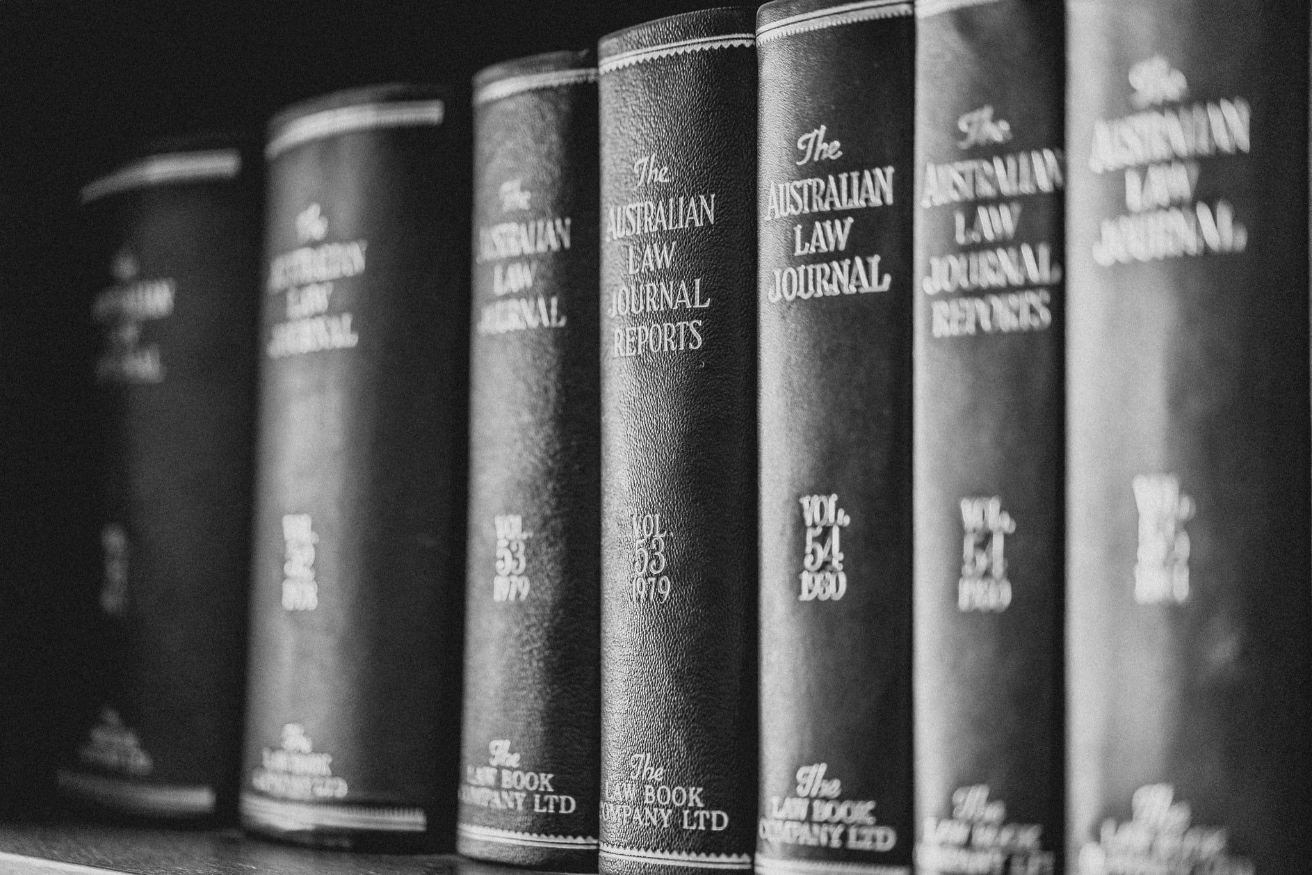 Legal reference books at Farrell Lusher Solicitors